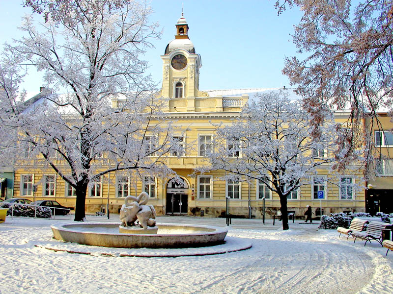 Radnice v zimě 2009